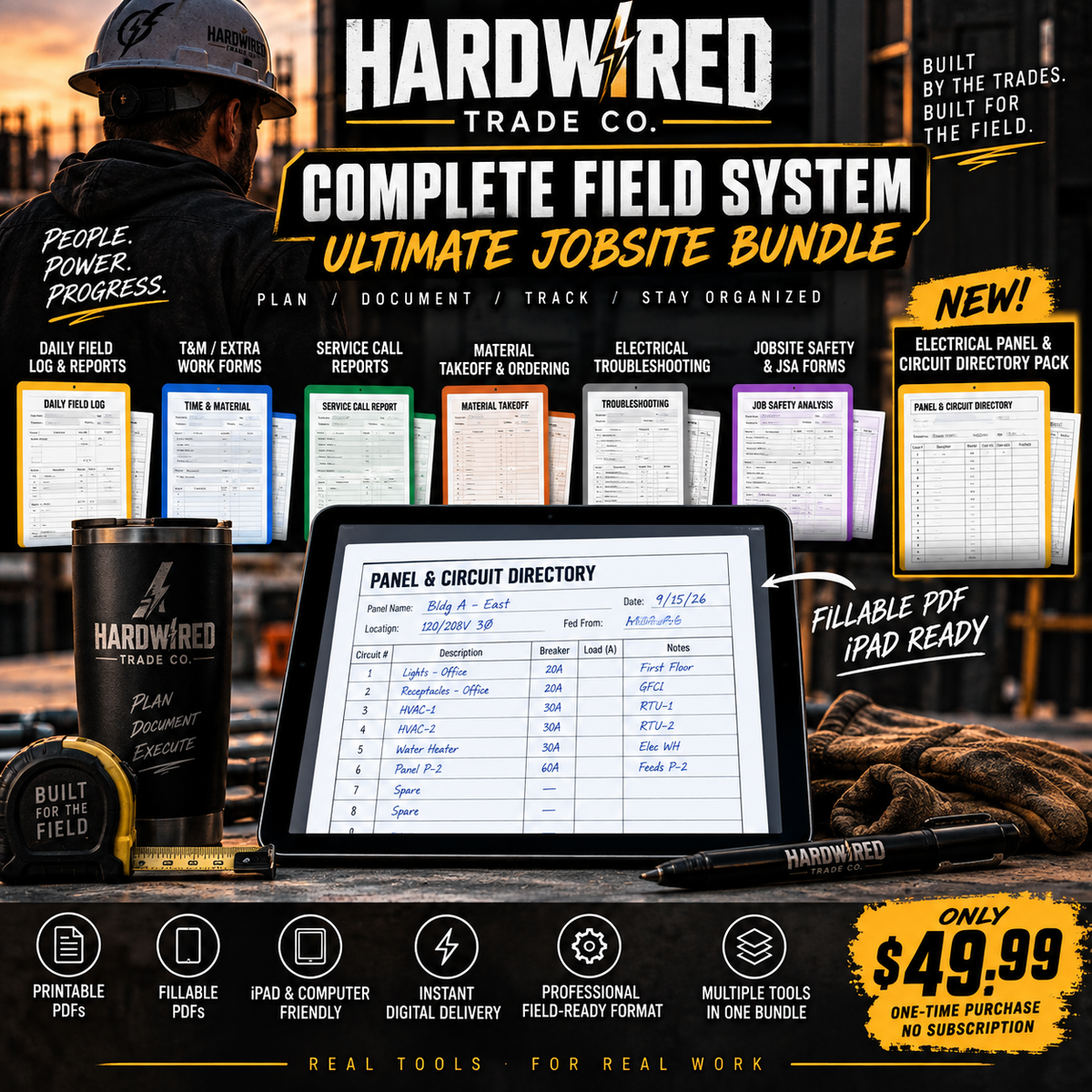 Hardwired Co. Complete Field System — Ultimate Job site Bundle