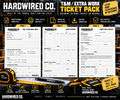 Hardwired Co. T&M / Extra Work Ticket Pack